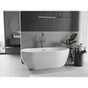 Vonia Mexen Eos, 170 x 75 cm, Baltas + Gun metal persipylimas