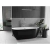 Vonia Mexen Eos, 170 x 75 cm, Baltas/Juodas + Chrome persipylimas