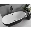 Vonia Mexen Eos, 170 x 75 cm, Baltas/Juodas + Juodas persipylimas