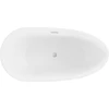 Vonia Mexen Eos, 170 x 75 cm, Baltas/Juodas + Brushed nickel persipylimas