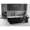 Vonia Mexen Eos, 170 x 75 cm, Baltas/Juodas + Juodas persipylimas