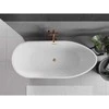Vonia Mexen Eos, 170 x 75 cm, Baltas/Juodas + Brushed copper persipylimas