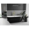 Vonia Mexen Eos, 170 x 75 cm, Baltas/Juodas + Gold persipylimas