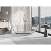 Vonia Mexen Glass Clear Transparent, 170 x 85 cm, su chromo dangteliu