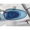 Vonia Mexen Glass Denim Transparent, 170 x 85 cm, su chromo dangteliu