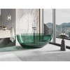 Vonia Mexen Glass Teal Transparent, 170 x 85 cm, su chromo dangteliu