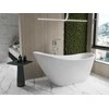 Vonia Mexen Oviedo, 170x76 cm, Baltas+Chrome
