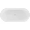 Vonia Mexen Paola, 150 x 75 cm, Baltas matt + Baltas persipylimas