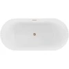 Vonia Mexen Paola, 170 x 80 cm, Baltas matt + Brushed copper persipylimas