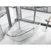 Vonia Mexen Pure Clear Transparent, 170 x 80 cm, su chromo dangteliu