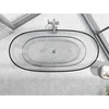 Vonia Mexen Pure Clear Transparent, 170 x 80 cm, su chromo dangteliu