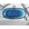 Vonia Mexen Pure Denim Transparent, 170 x 80 cm, su chromo dangteliu