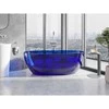 Vonia Mexen Pure Sapphire Transparent, 170 x 80 cm, su chromo dangteliu - 58071708016
