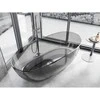 Vonia Mexen Pure Smoke Transparent, 170 x 80 cm, su chromo dangteliu