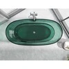 Vonia Mexen Pure Teal Transparent, 170 x 80 cm, su chromo dangteliu