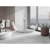 Vonia Mexen Vea Clear Transparent, 180 x 80 cm, su chromo dangteliu