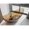 Vonia Mexen Vea Earth Transparent, 180 x 80 cm, su chromo dangteliu