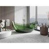 Vonia Mexen Vea Forest Transparent, 180 x 80 cm, su chromo dangteliu