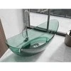 Vonia Mexen Vea Teal Transparent, 180 x 80 cm, su chromo dangteliu - 58091808011