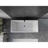 Vonia Mexen Vigo, 178,5 x 80 cm, Baltas + Juodas persipylimas