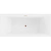 Vonia Mexen Vigo, 178,5 x 80 cm, Baltas + Brushed copper persipylimas