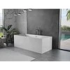 Vonia Mexen Vigo, 178,5 x 80 cm, Baltas + Gun metal persipylimas