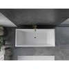 Vonia Mexen Vigo, 178,5 x 80 cm, Baltas + Gold persipylimas