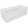 Vonia Mexen Vigo, 178,5 x 80 cm, Baltas + Brushed nickel persipylimas