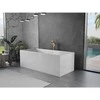 Vonia Mexen Vigo, 178,5 x 80 cm, Baltas + Brushed copper persipylimas