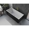 Vonia Mexen Vigo, 178,5 x 80 cm, Baltas/Juodas + Gold persipylimas