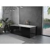 Vonia Mexen Vigo, 178,5 x 80 cm, Baltas/Juodas + Brushed copper persipylimas