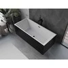 Vonia Mexen Vigo, 178,5 x 80 cm, Baltas/Juodas + Juodas persipylimas