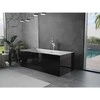 Vonia Mexen Vigo, 178,5 x 80 cm, Baltas/Juodas + Chrome persipylimas