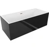 Vonia Mexen Vigo, 178,5 x 80 cm, Baltas/Juodas + Brushed copper persipylimas