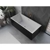 Vonia Mexen Vigo, 178,5 x 80 cm, Baltas/Juodas + Brushed copper persipylimas