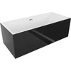 Vonia Mexen Vigo, 178,5 x 80 cm, Baltas/Juodas + Gold persipylimas