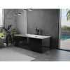 Vonia Mexen Vigo, 178,5 x 80 cm, Baltas/Juodas + Juodas persipylimas