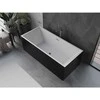 Vonia Mexen Vigo, 178,5 x 80 cm, Baltas/Juodas + Gun metal persipylimas