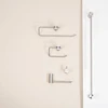 Vonios kambario kabykla Rea Prism 9710, Brushed Nickel
