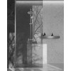 Vonios kambario lentynėlė Rea SF03, 45 cm, Brushed Steel
