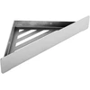 Vonios kambario lentynėlė Rea SF07, Brushed Steel