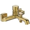Vonios maišytuvas Laveo Pola, Brushed Gold