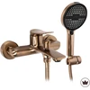 Vonios maišytuvas su dušo komplektu PREMIUM REA Vision, Brushed Copper