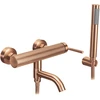 Vonios maišytuvas su dušo komplektu REA Argon, Brushed Copper