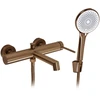 Vonios maišytuvas su dušo komplektu REA Foss, Brushed Copper