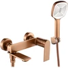 Vonios maišytuvas su dušo komplektu REA Storm, Brushed Copper