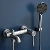 Vonios maišytuvas su dušo komplektu REA Foster, Brushed Nickel