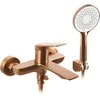 Vonios maišytuvas su dušo komplektu REA Avalon, Brushed Copper