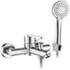 Vonios maišytuvas su dušo komplektu REA Ontario, Brushed Nickel
