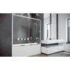 Vonios sienelė (durys) Besco Duo Slide Chrome II, 170 x 150 cm